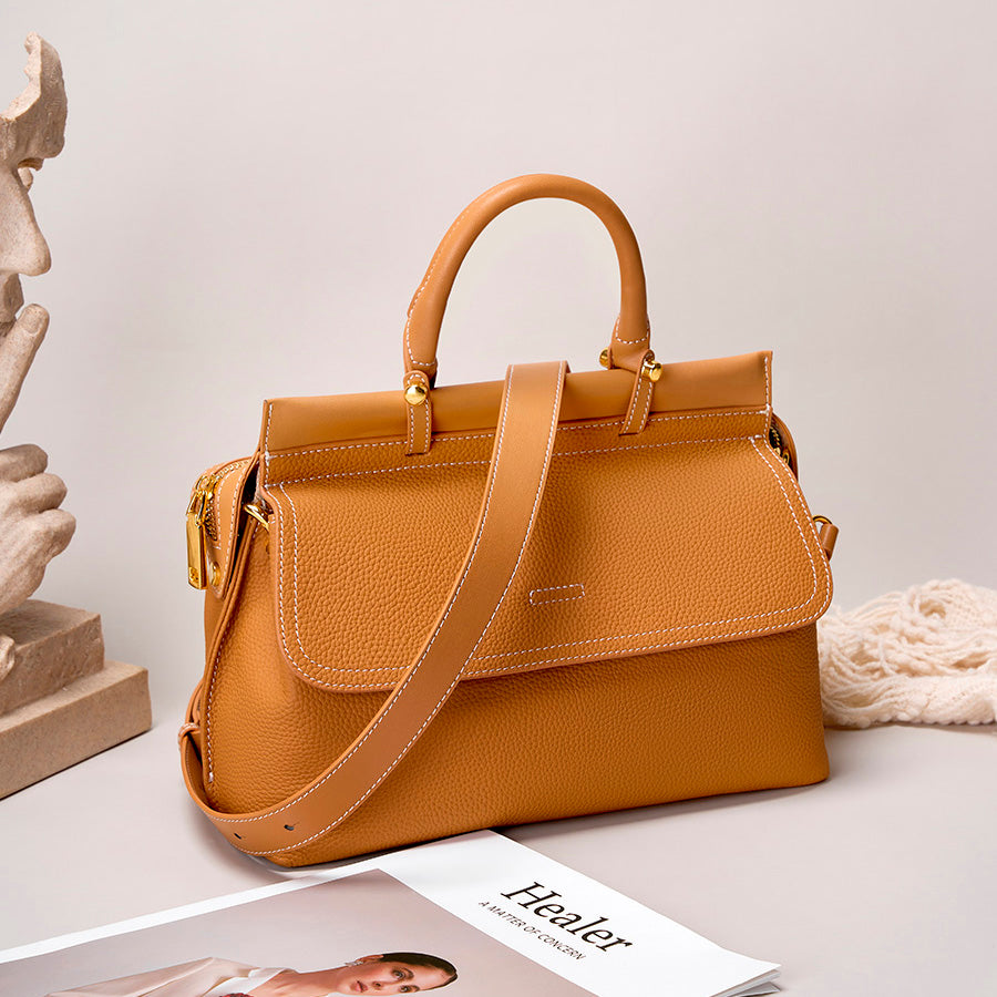Valmio Selora Leder Damen Tasche - Braun