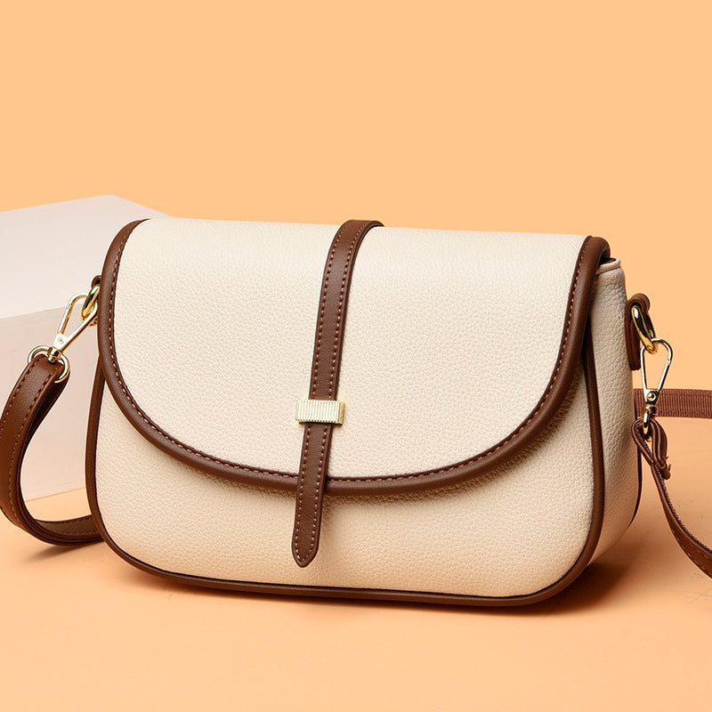 Valmio Valina Leather Women's Bag - White