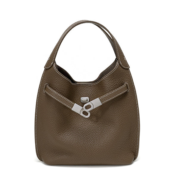 Valmio Pinora Leder Damenhandtasche - Braun