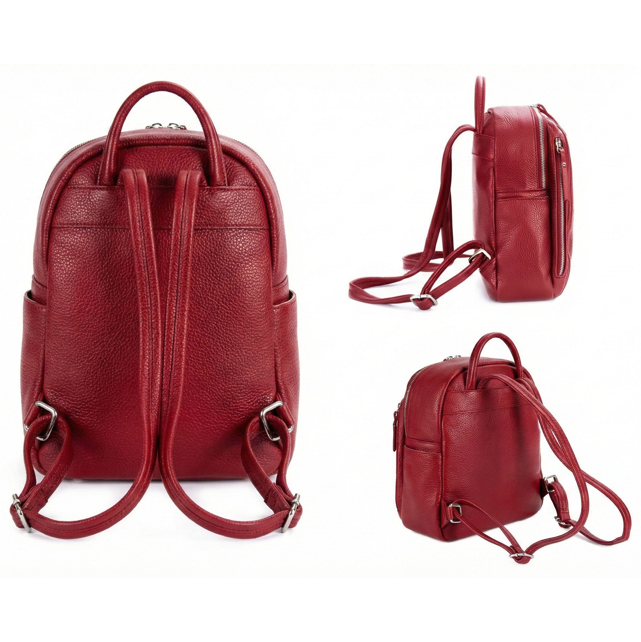 Leather Backpack PIERRE CARDIN 1858