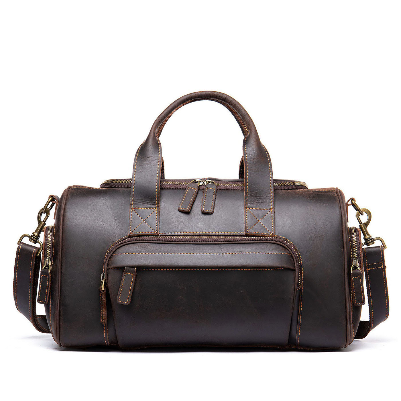Valmio Como Wochenend-Reisetasche – Dunkelbraun