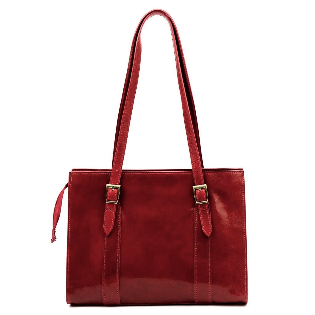 Florence 54 Red Leather Handbag