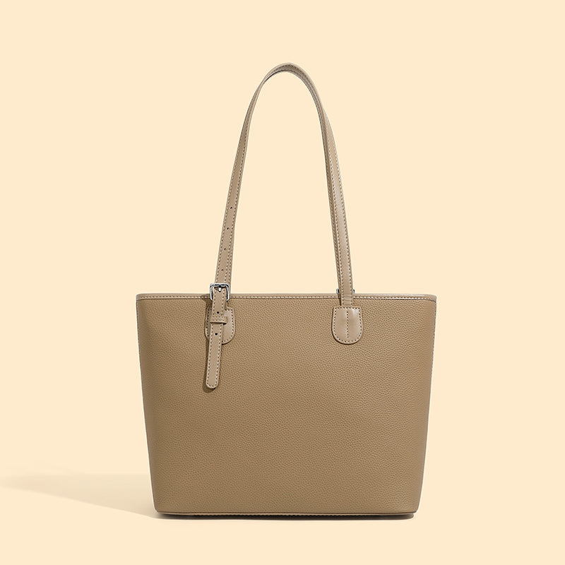 Valmio Pelora Leder Damen Tasche - Beige