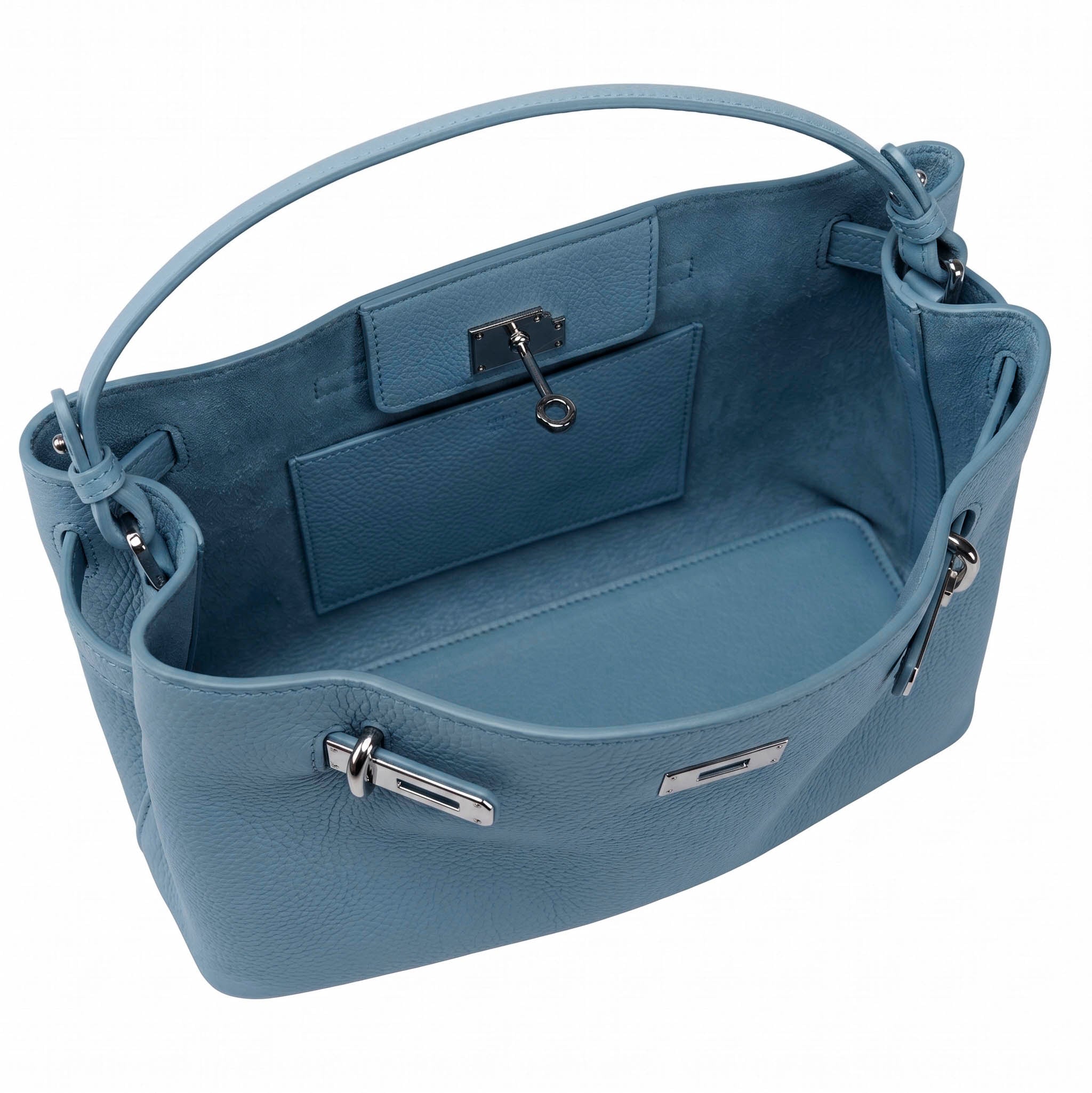 Valmio Salora Leder Damen Tasche - Blau