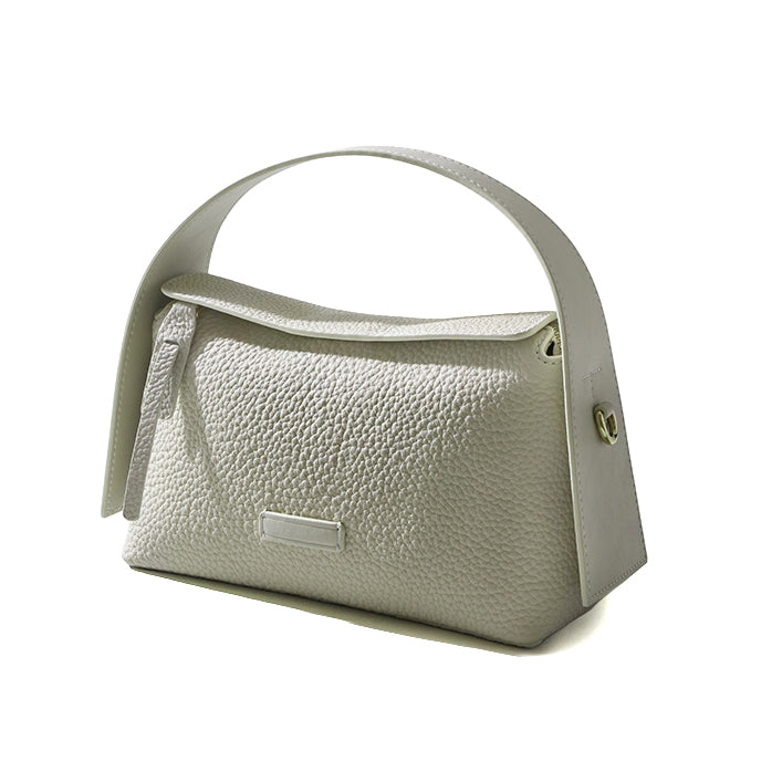 Valmio Zirena leather women's handbag - white