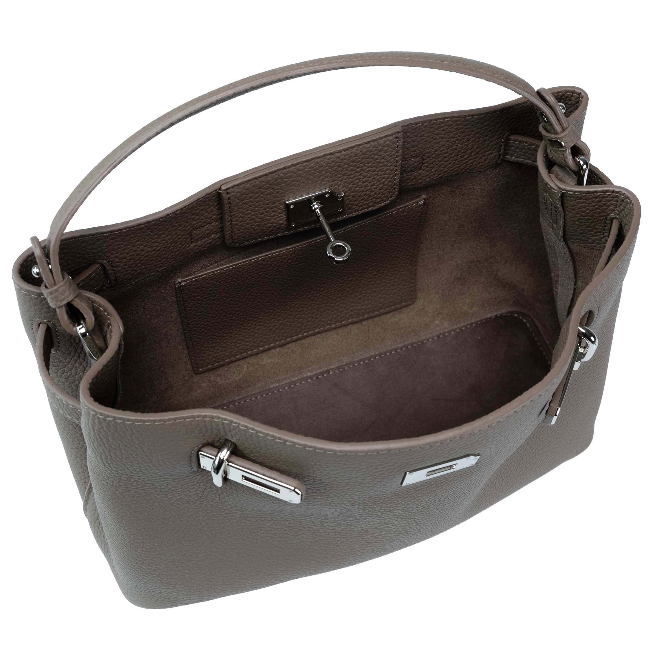 Valmio Salora Leder Damen Tasche - Beige
