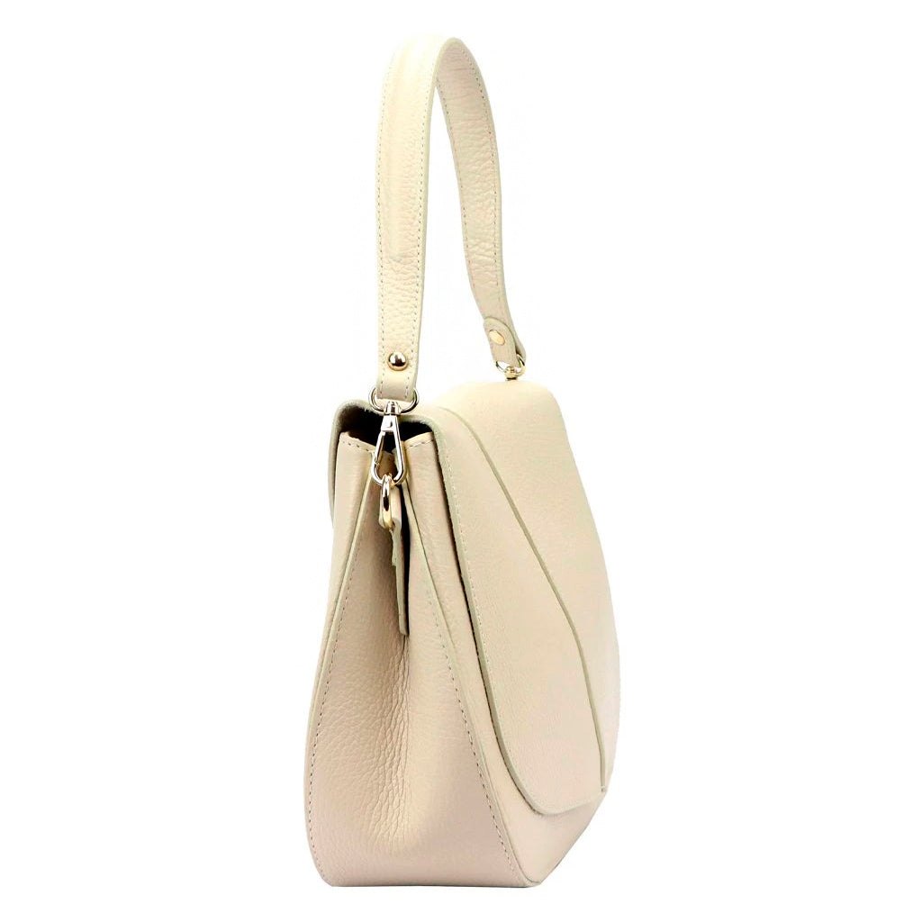 Leder-Damentasche LUKA 24-033 Beige