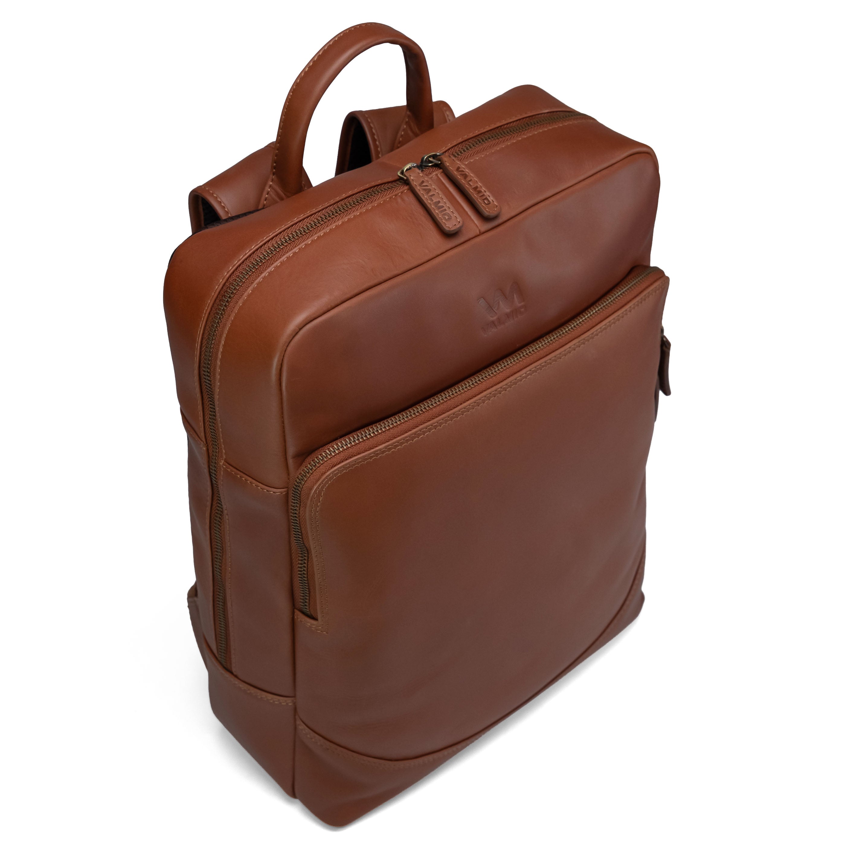 Valmio Axis Lederrucksack Cognac