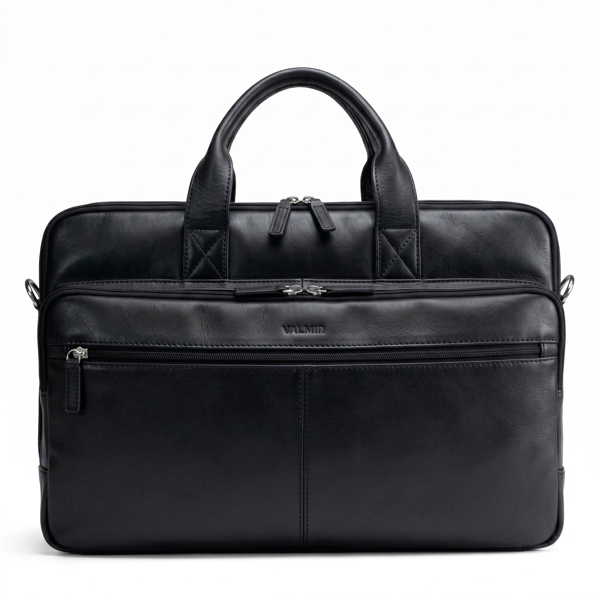 Valmio Vigo Tasche aus echtem Leder Schwarz