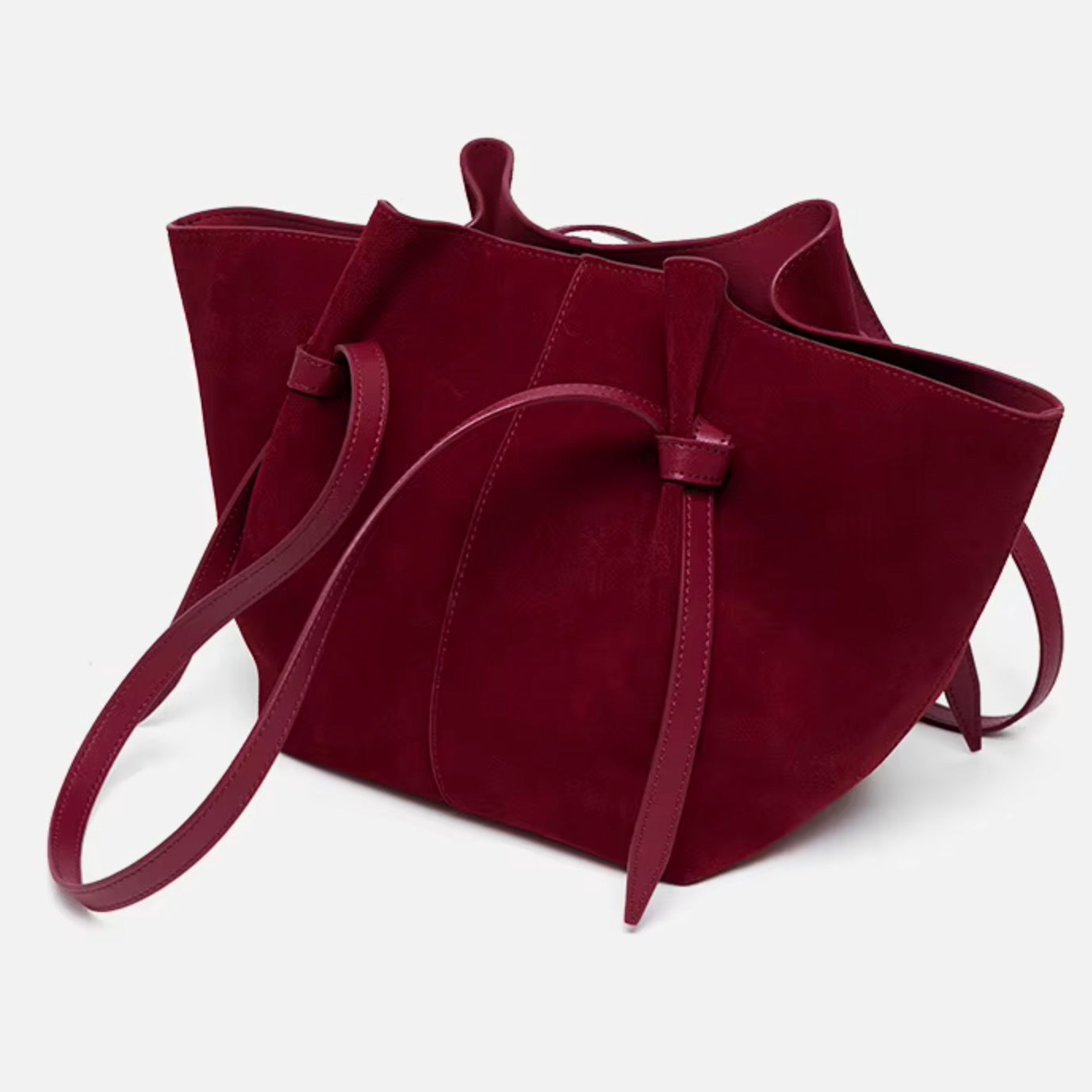Valmio Merina Leder Damenhandtasche - Rot