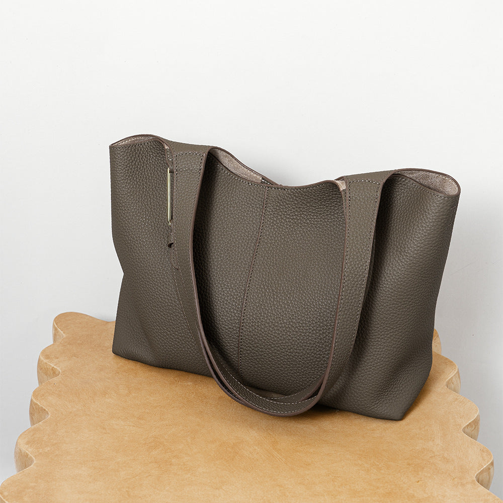 Valmio Terina Leder Damenhandtasche - Kaffee