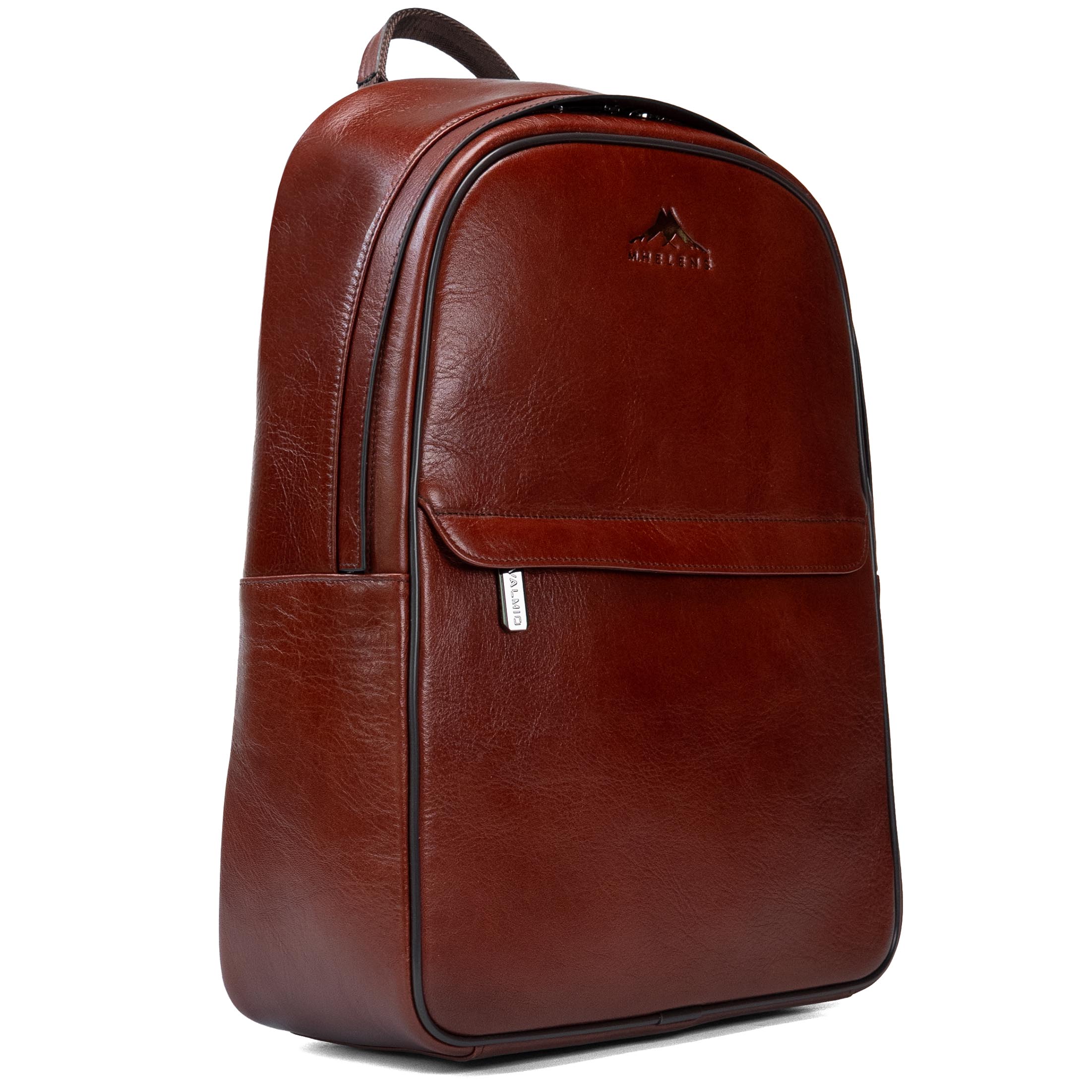 Valmio Borton leather backpack - light brown