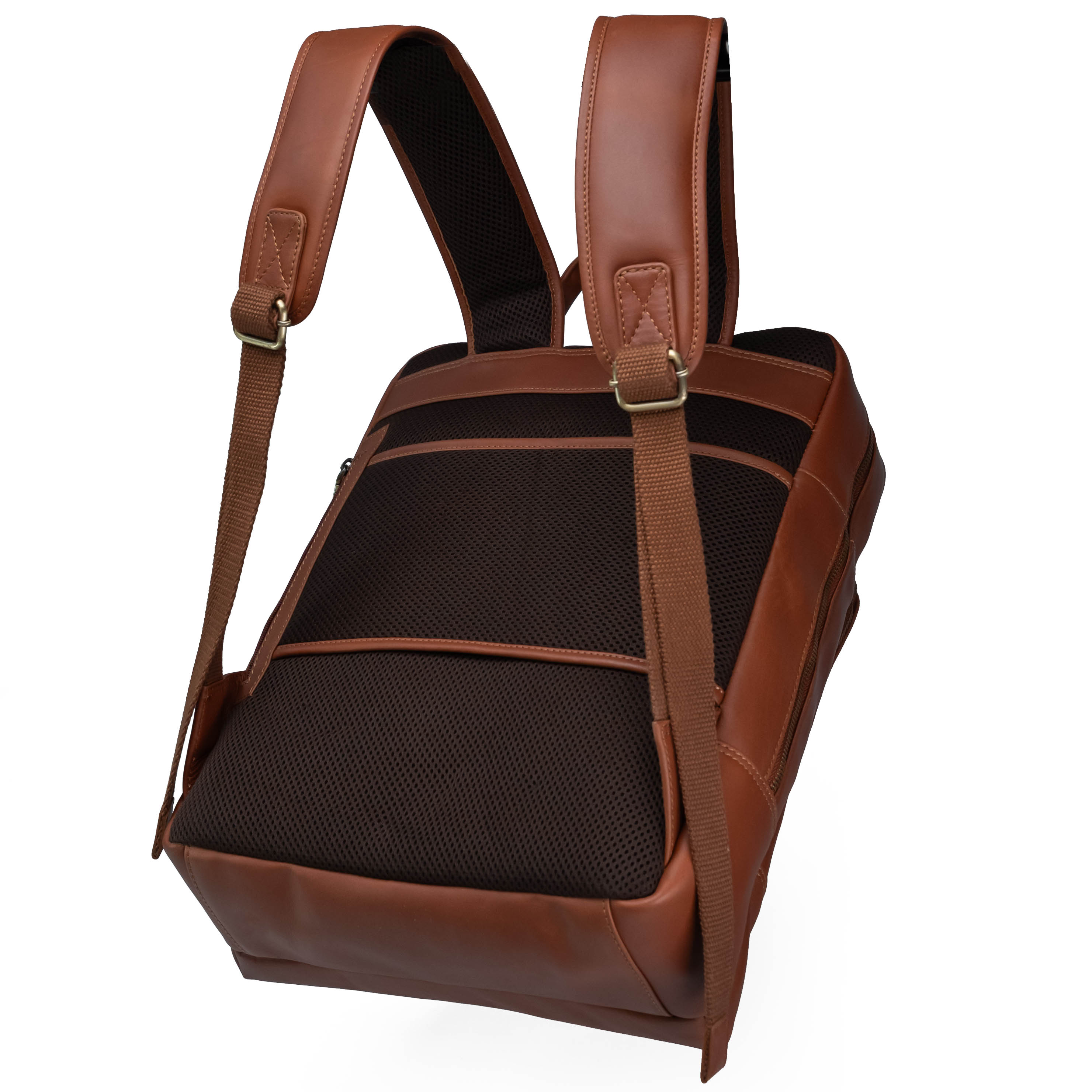 Valmio Axis Lederrucksack Cognac