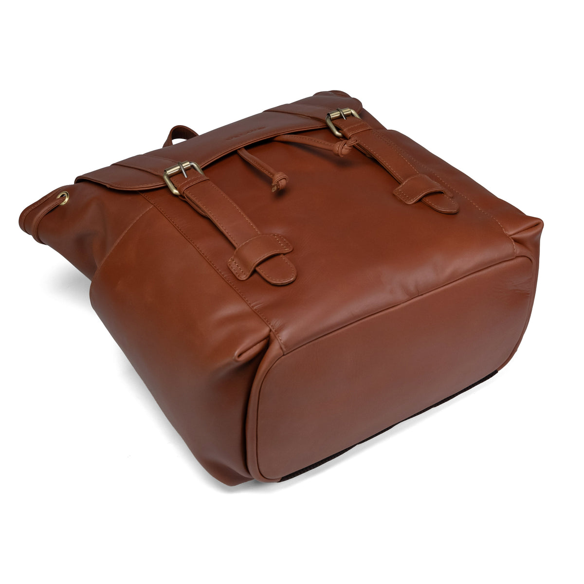 Valmio Noble Lederrucksack Dunkelcognac