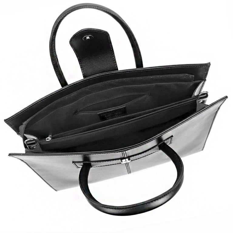 Lederhandtasche Camilla 778 Schwarz