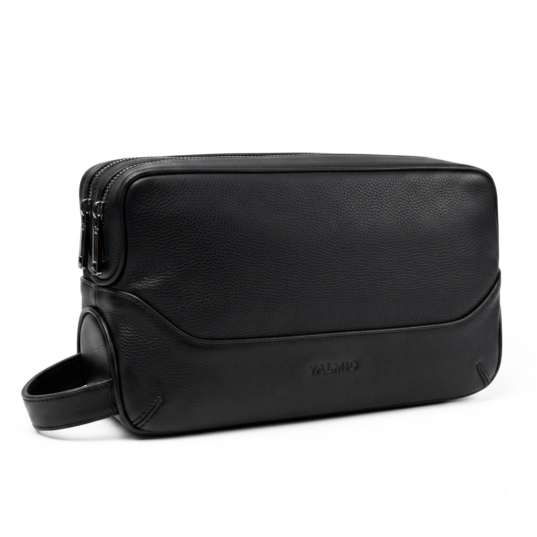 Valmio Boro Leather Toiletry Bag