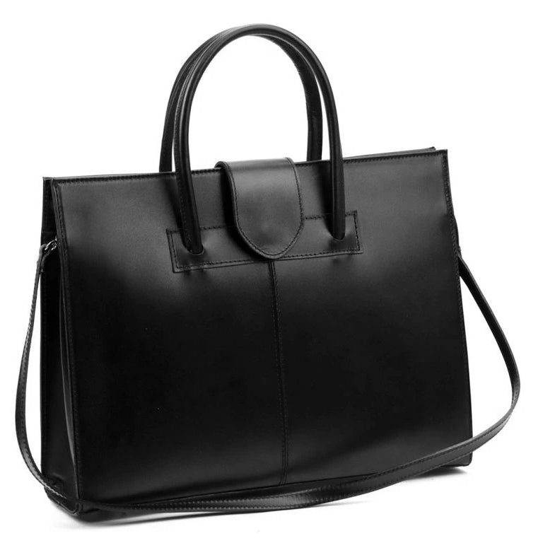 Lederhandtasche Camilla 778 Schwarz