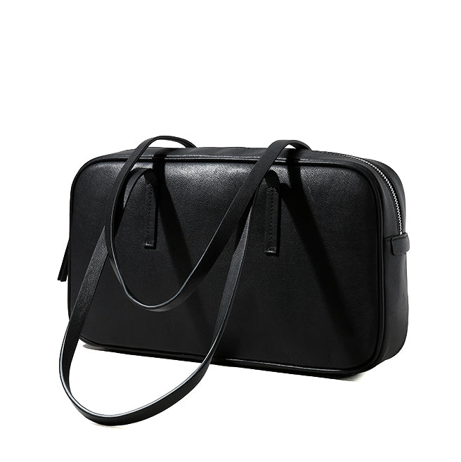 Valmio Renora leather women's handbag - black