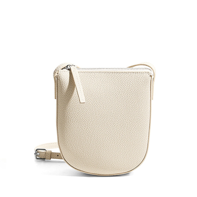 Valmio Calina Leder Damen Tasche - Weiß