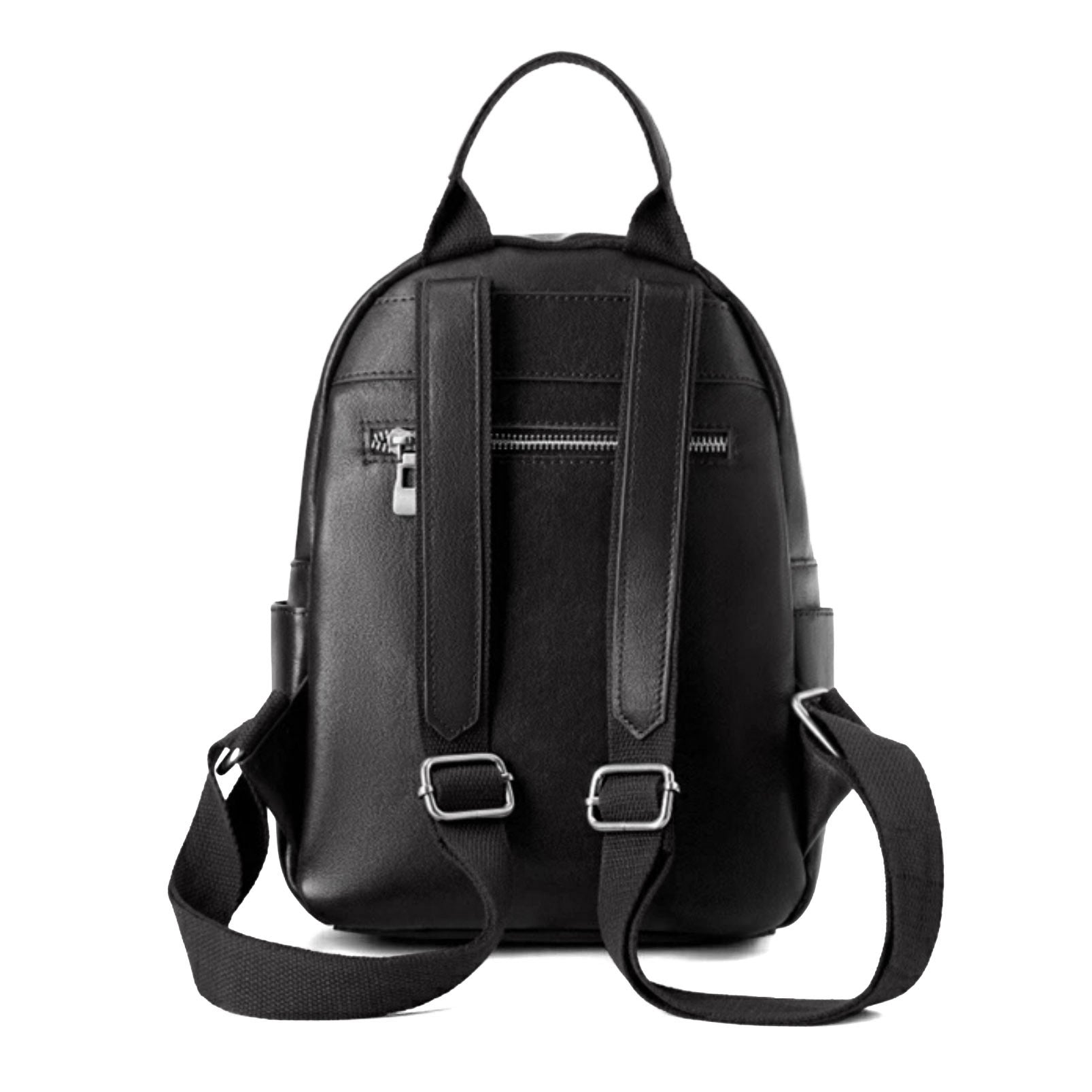 Valmio Velora Leder Damen Rucksack - Schwarz