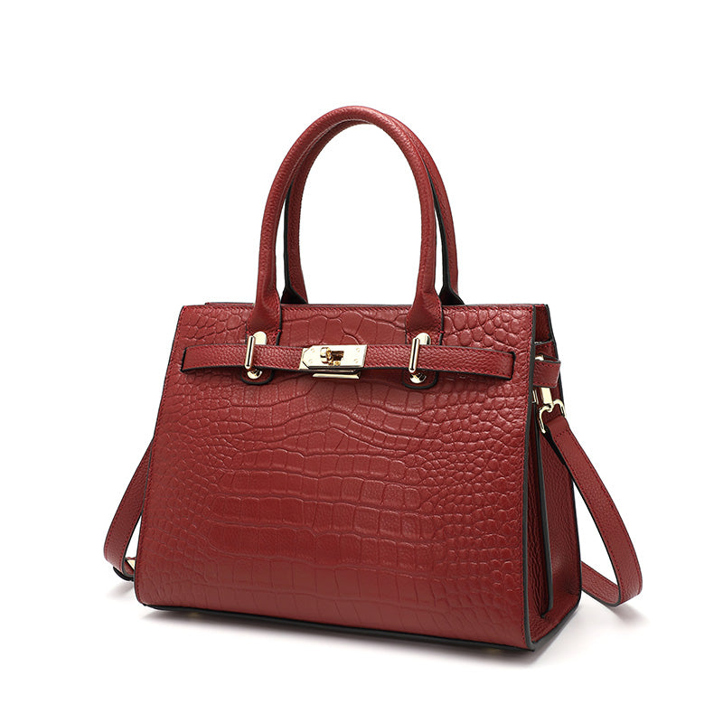 Valmio Dinara Leather Women's Bag - Red