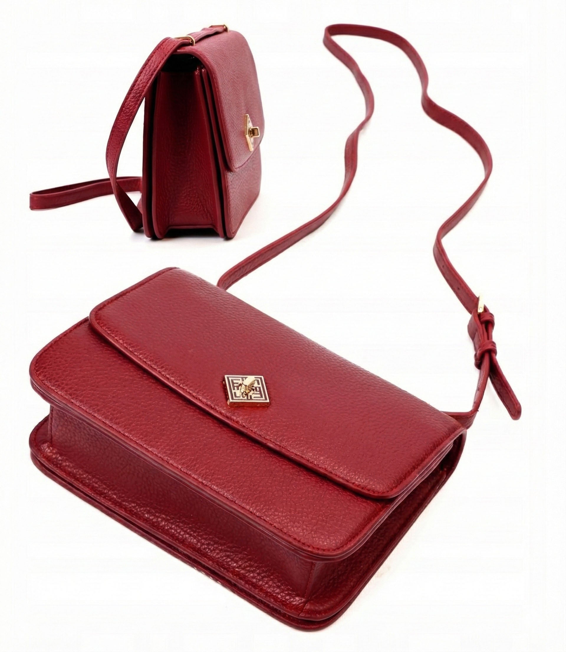 PIERRE CARDIN 2026 Schwarze Handtasche aus umweltfreundlichem Leder