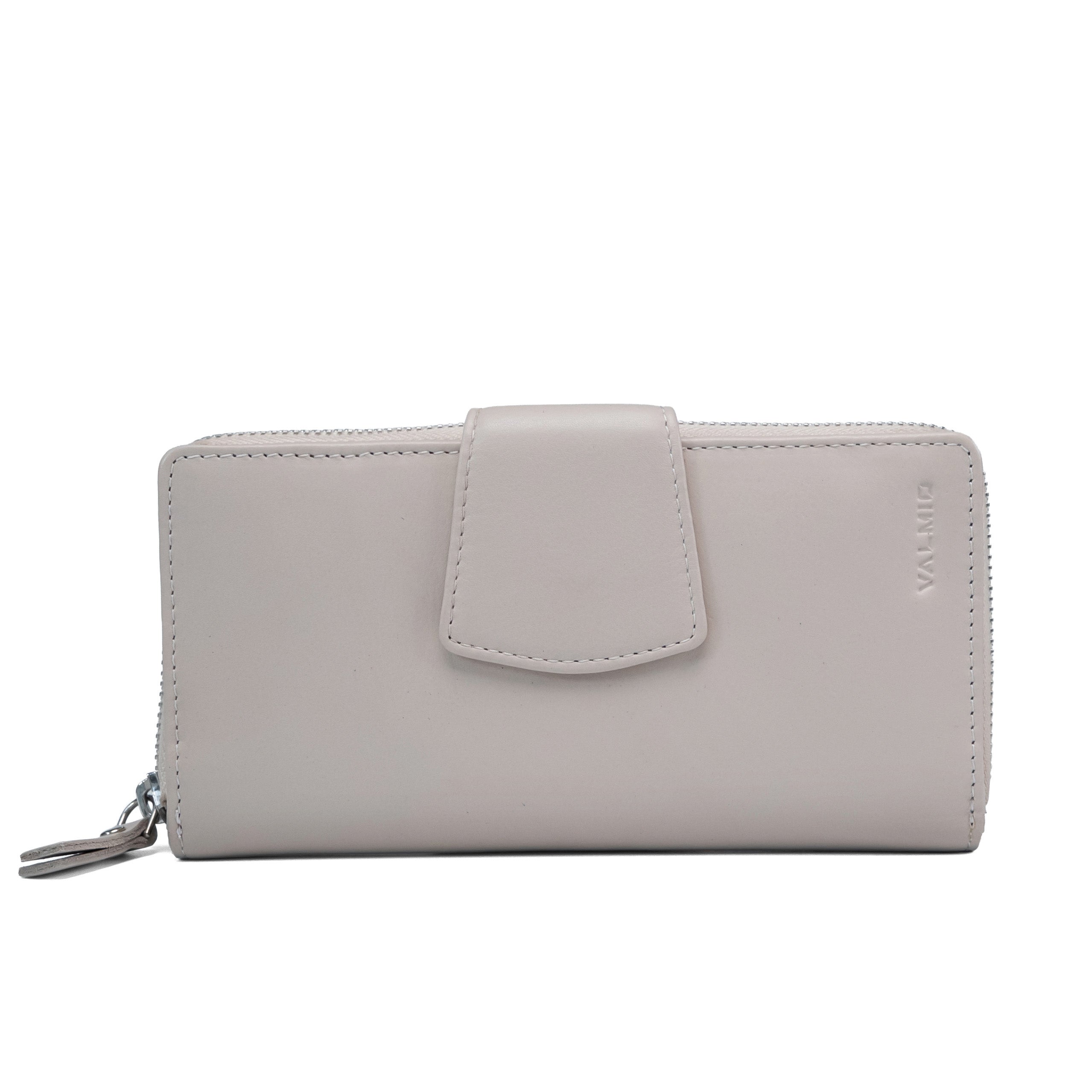 Women's Leather Wallet Valmio Vault 2435 Bone