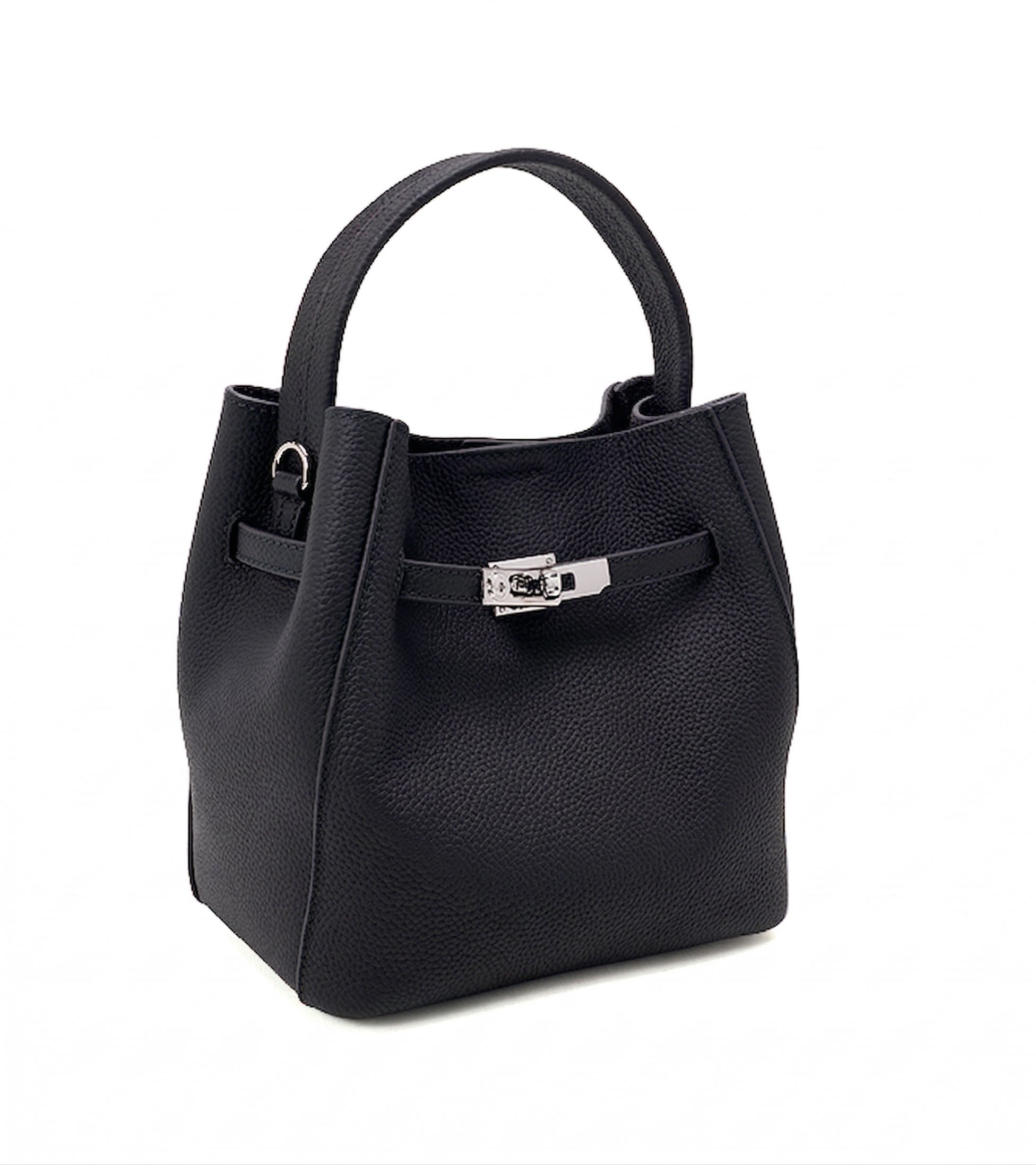 Valmio Lonira leather women's handbag - black