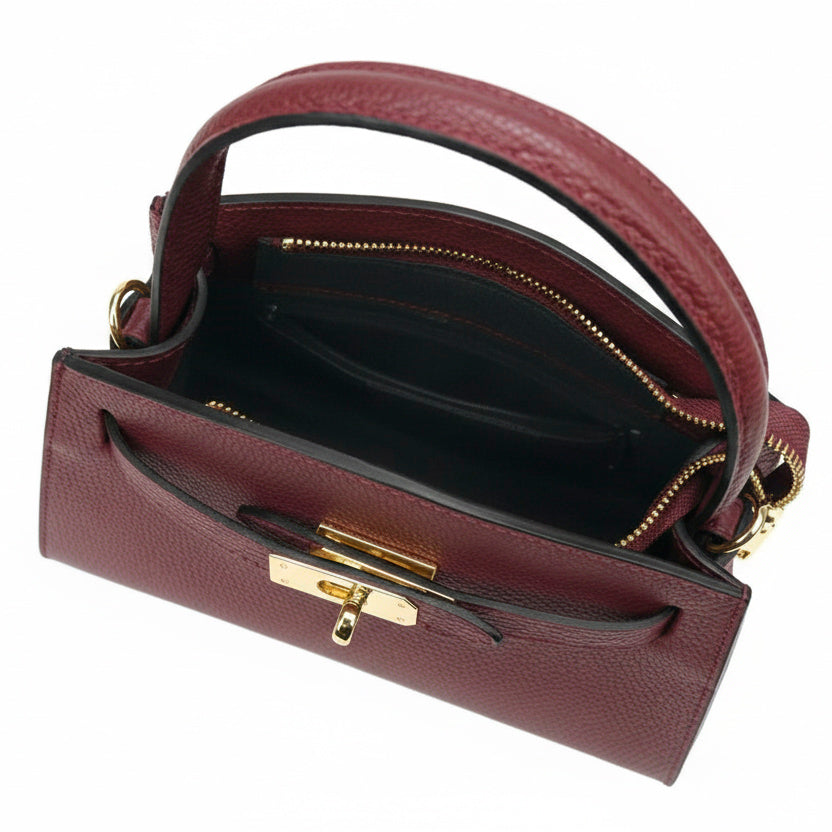 Leather women's handbag LUKA 24-025