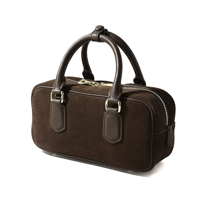Valmio Perina leather women's handbag - dark brown