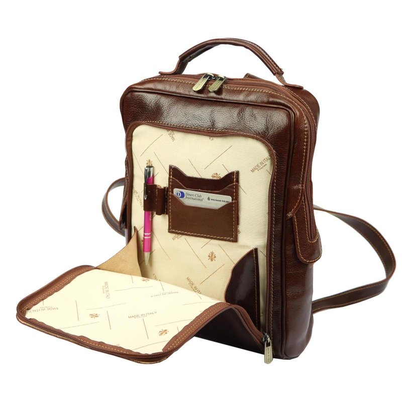 Leather Backpack Florence 2004 Black