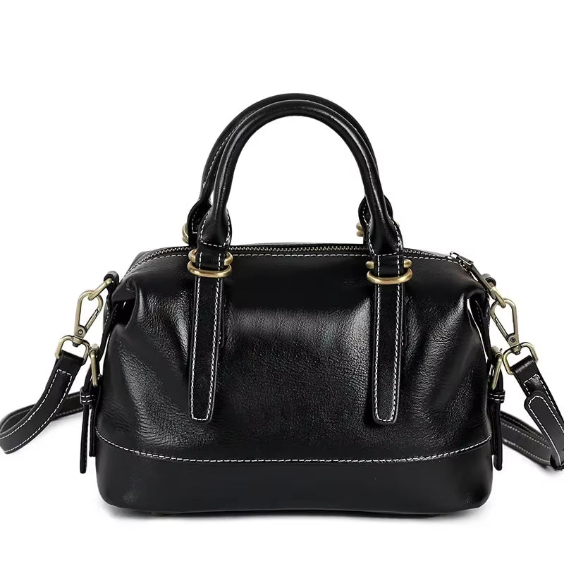 Valmio Telora Leather Women's Bag - Black