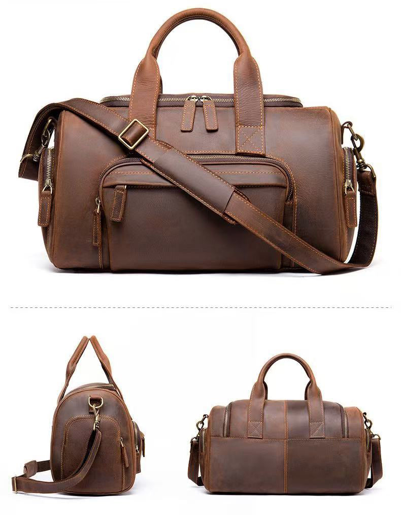 Valmio Como Weekend Travel Bag – Brown