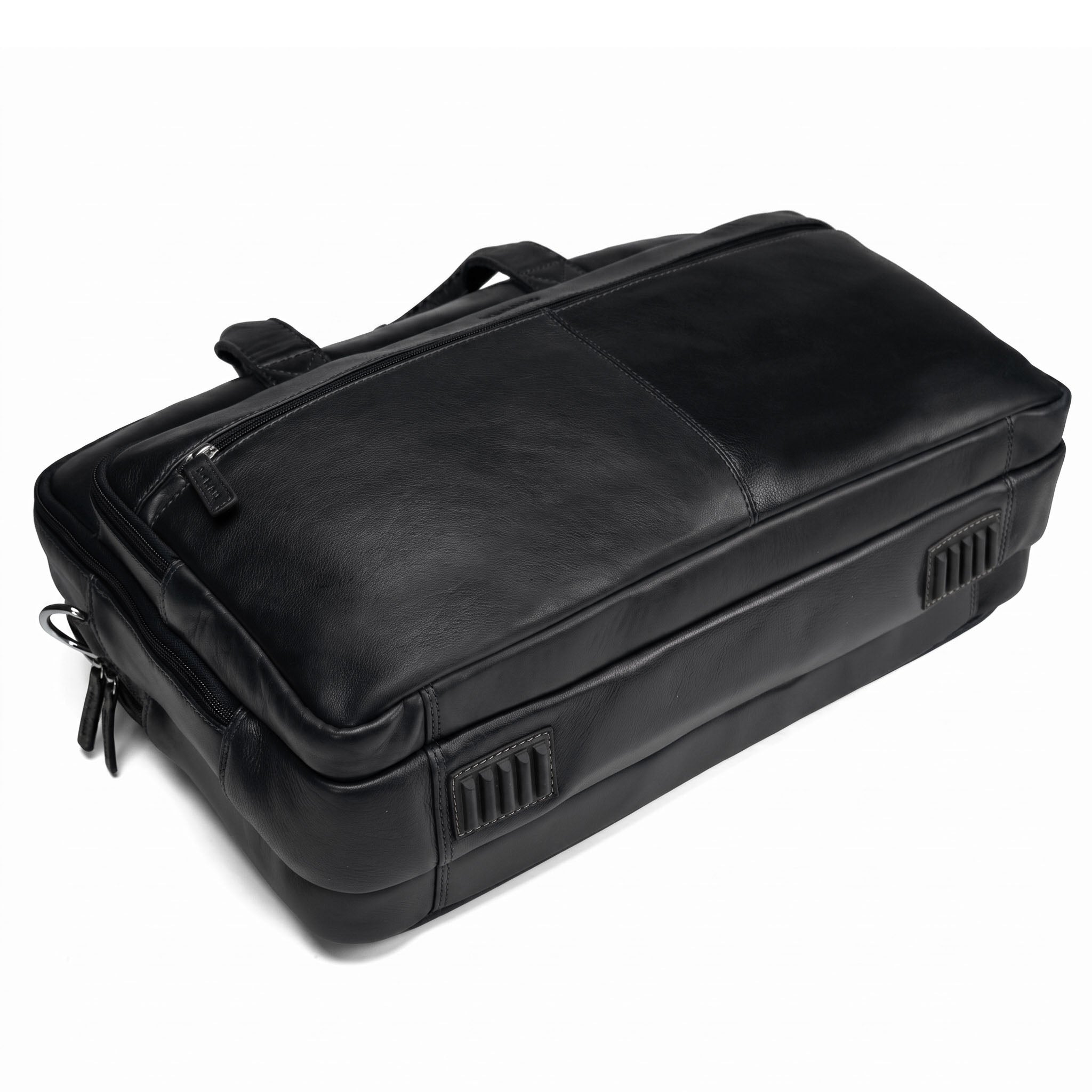 Valmio Vigo Tasche aus echtem Leder Schwarz