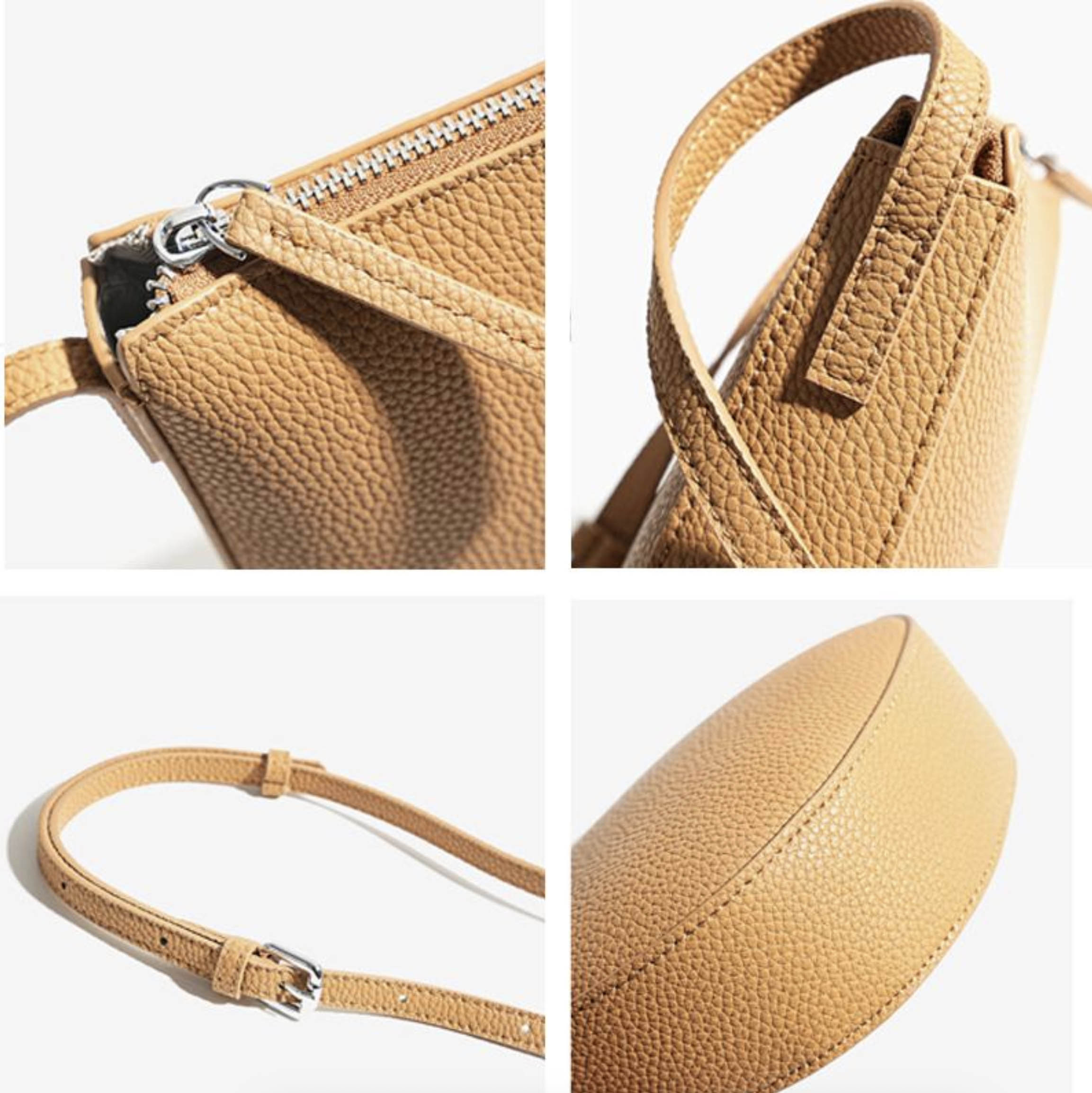 Valmio Calina Leder Damen Tasche - Schwarz