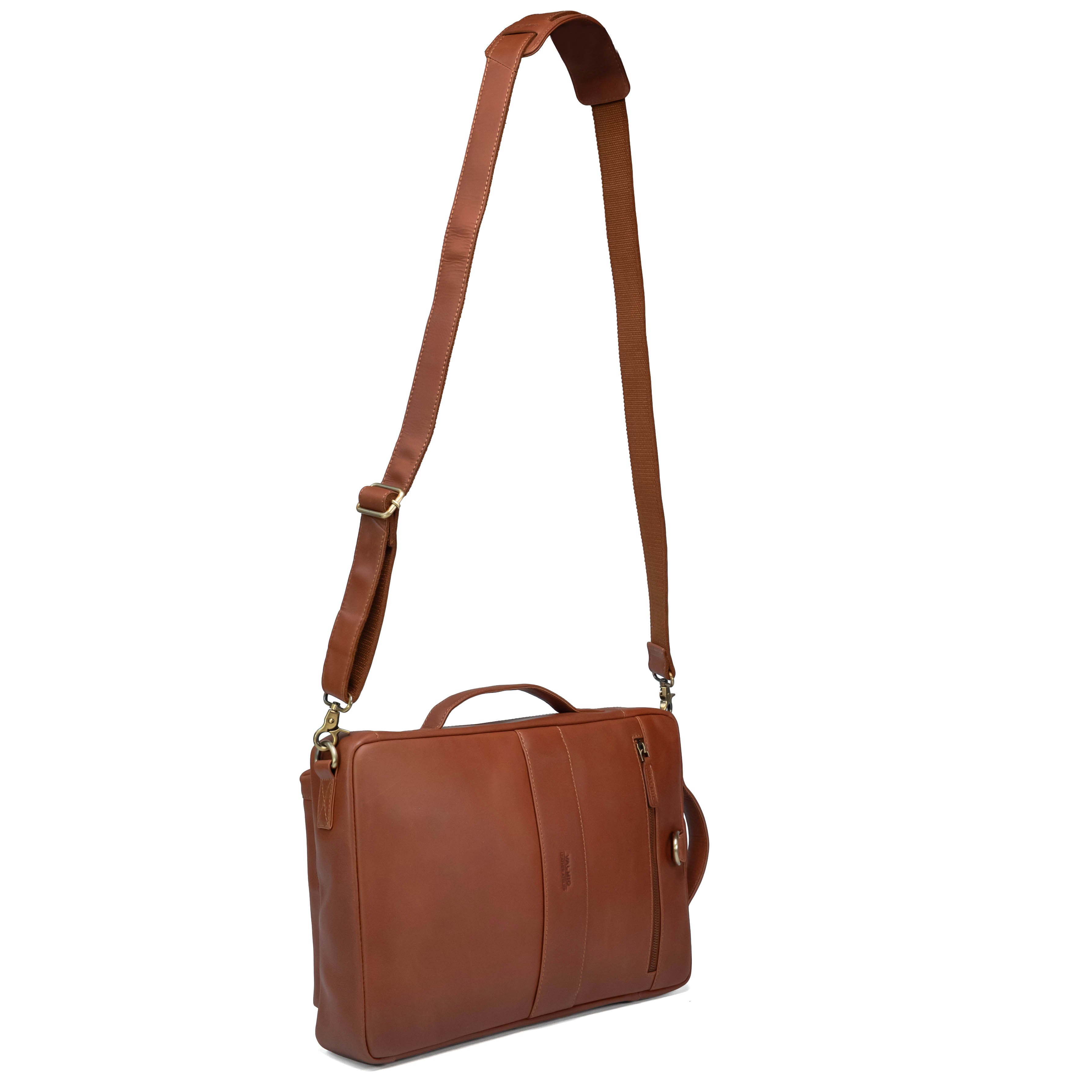Valmio Prime Men's Leather Bag Cognac