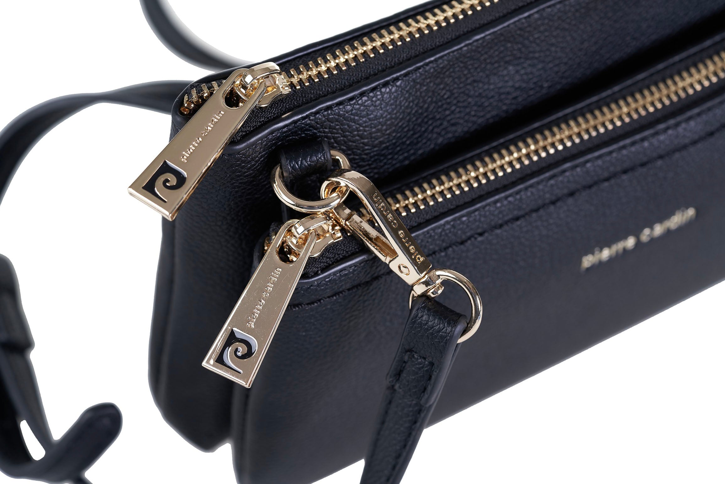 PIERRE CARDIN 86575 Black eco-leather handbag