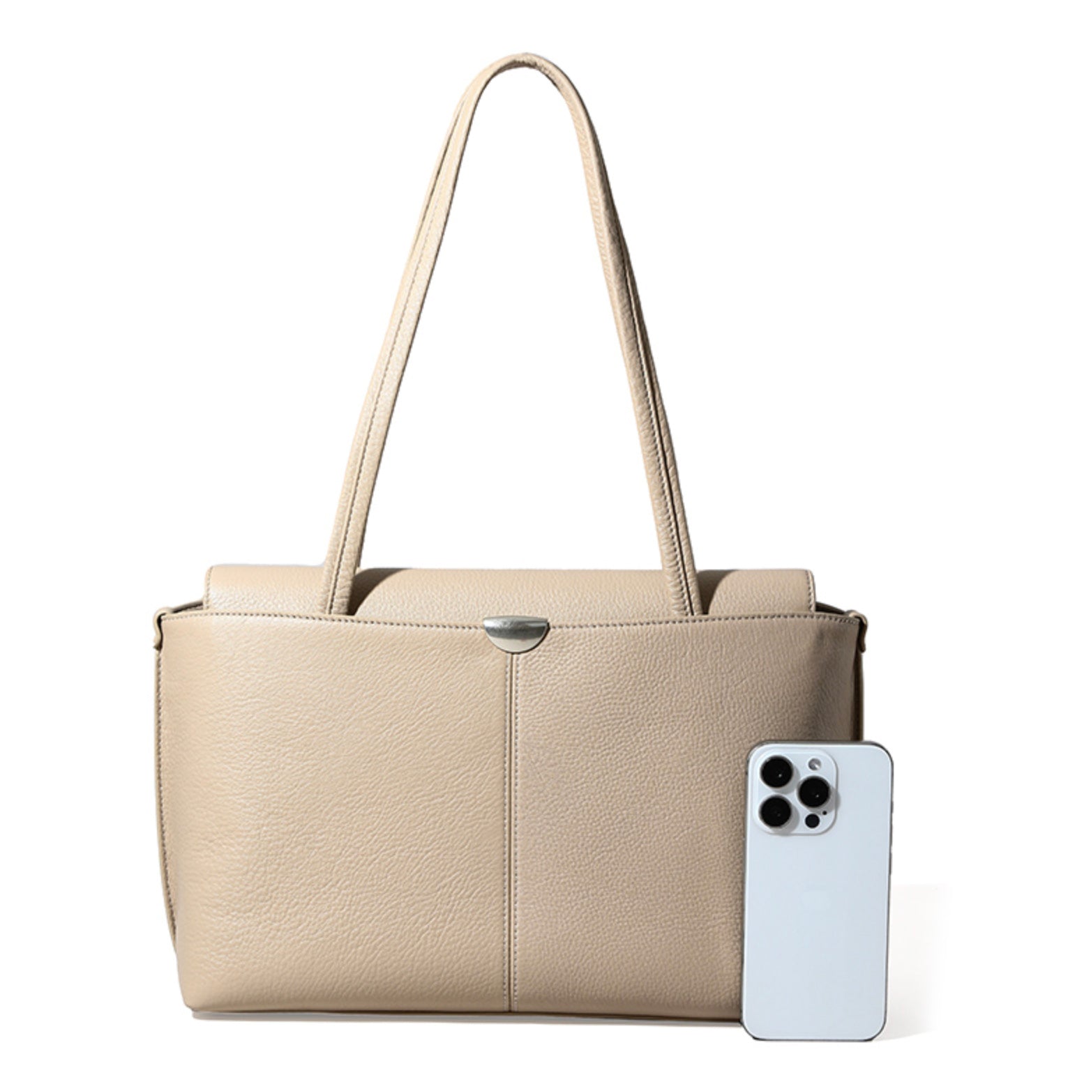 Valmio Denora leather women's handbag - mocha
