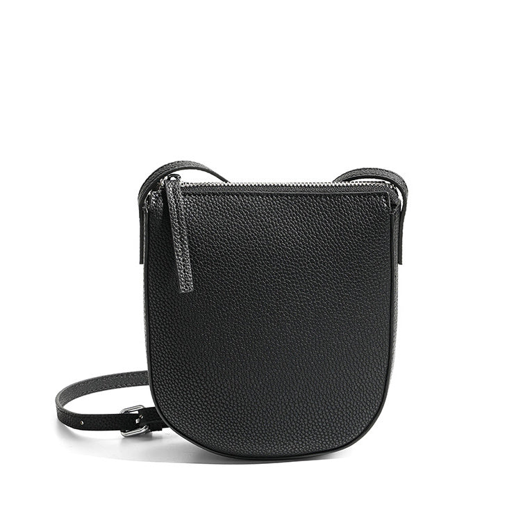 Valmio Calina Leder Damen Tasche - Schwarz