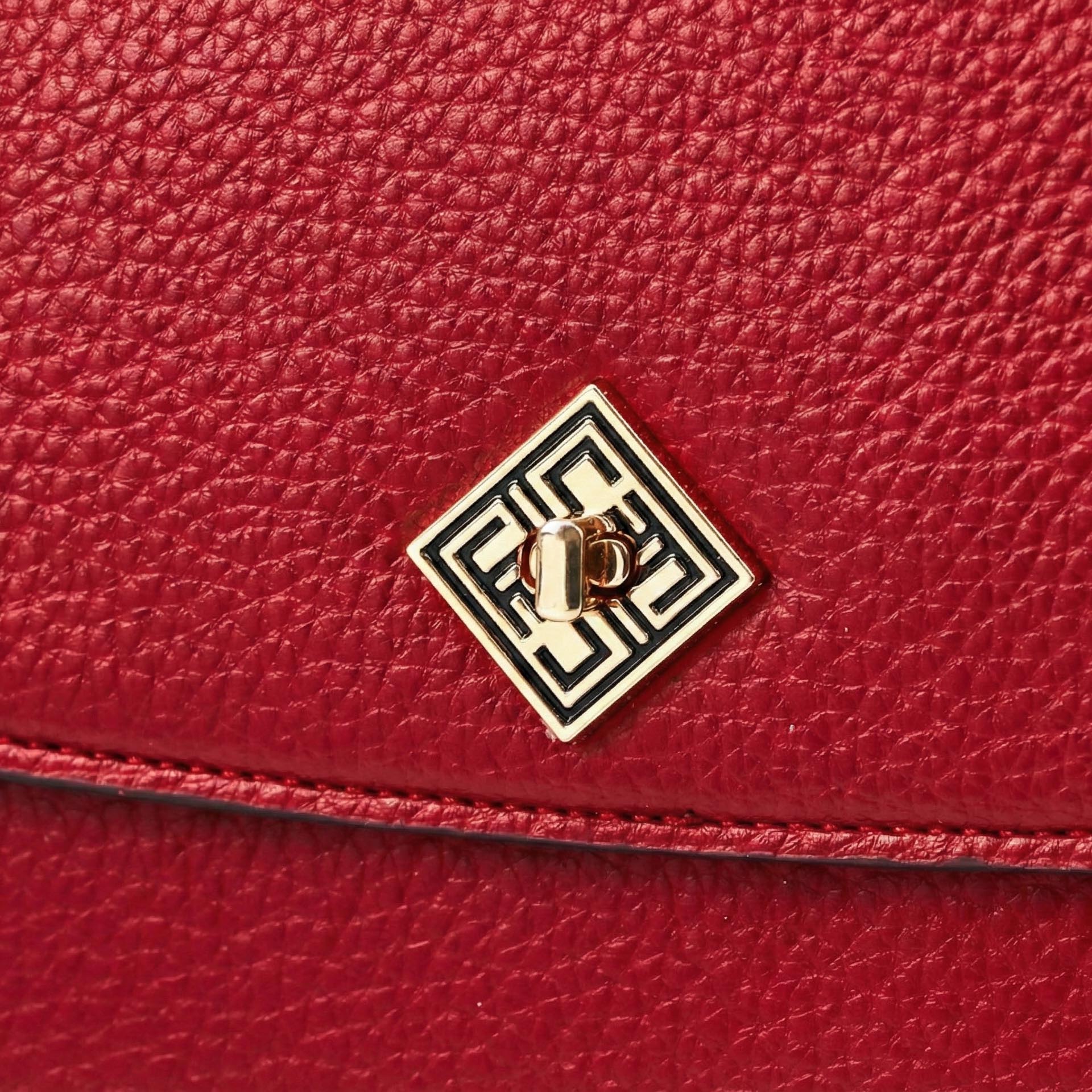 PIERRE CARDIN 2026 Schwarze Handtasche aus umweltfreundlichem Leder