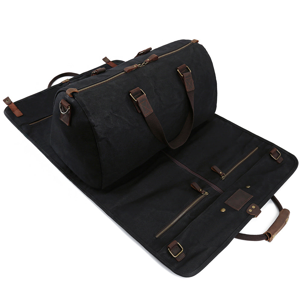 Black Sports Bag Carry Travel 2in1
