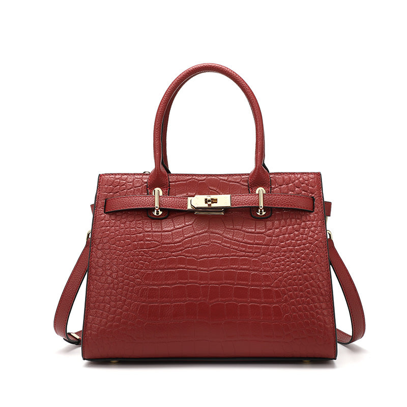Valmio Dinara Leather Women's Bag - Red