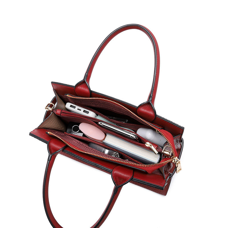 Valmio Kerina Leder Damen Tasche - Rot