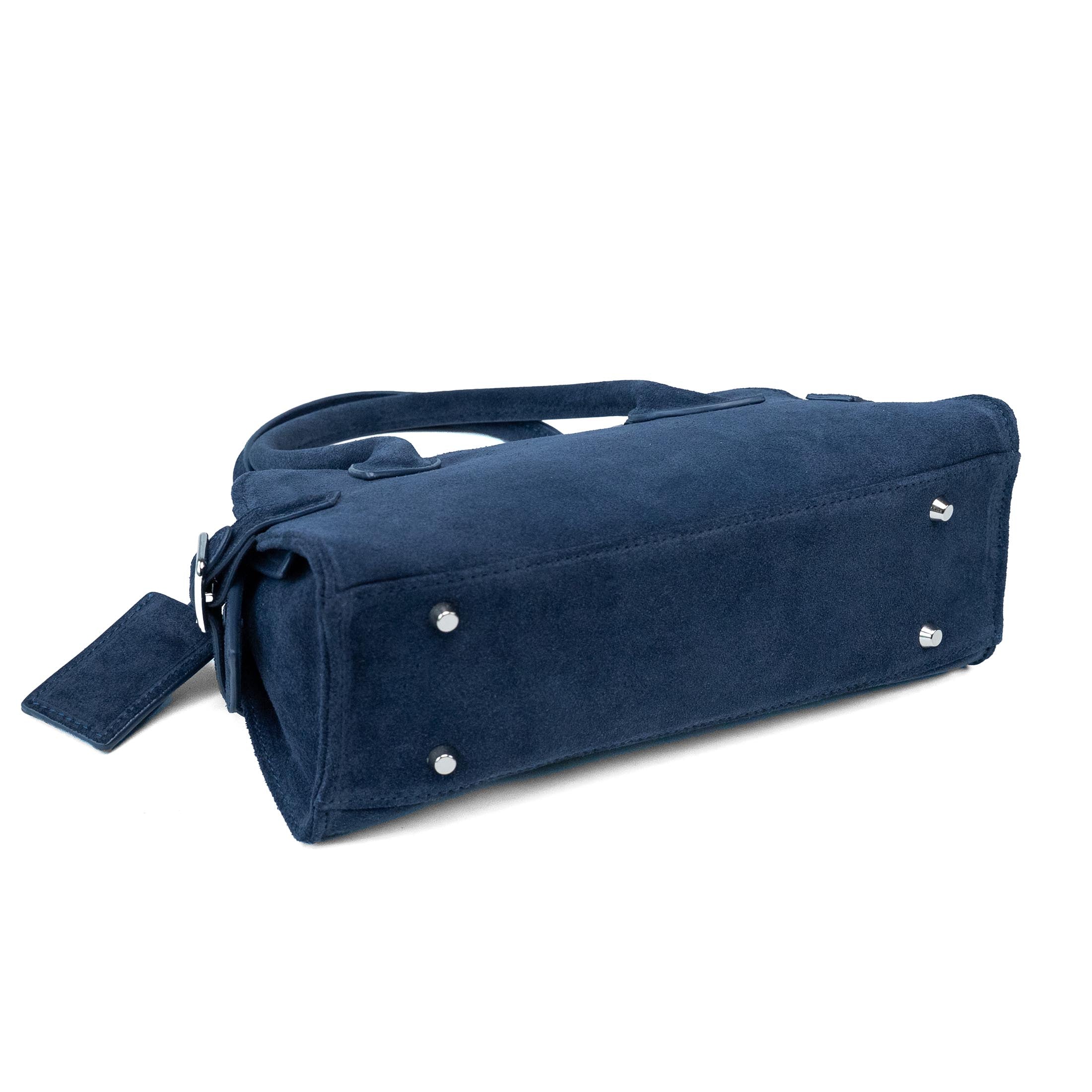 Valmio Menora leather women's handbag - blue