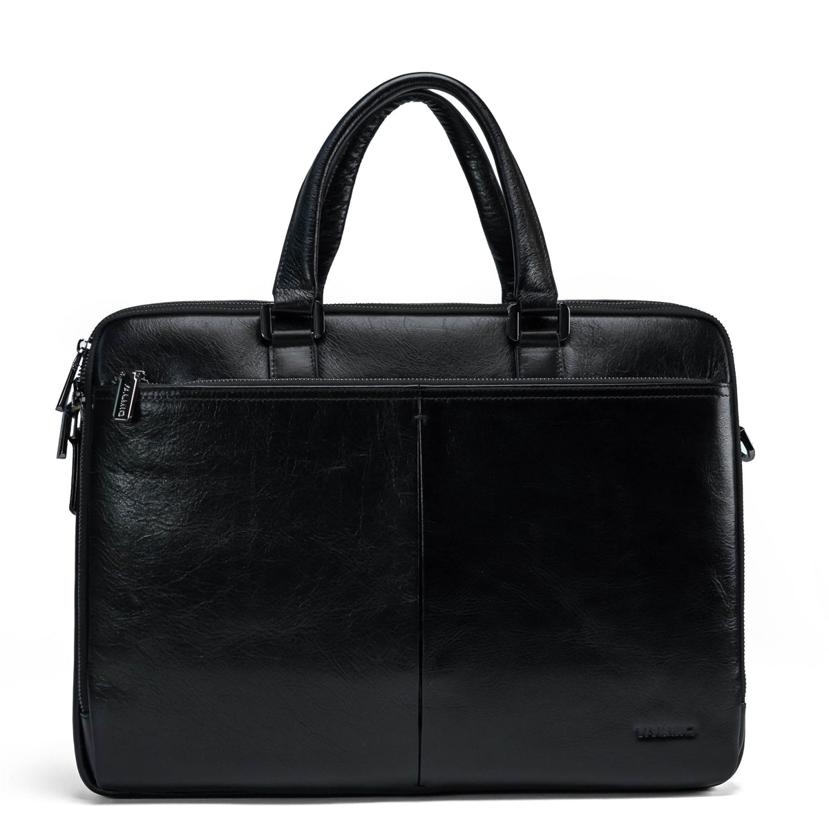 Genuine Leather Bag Valmio Gentry Black – photo 3