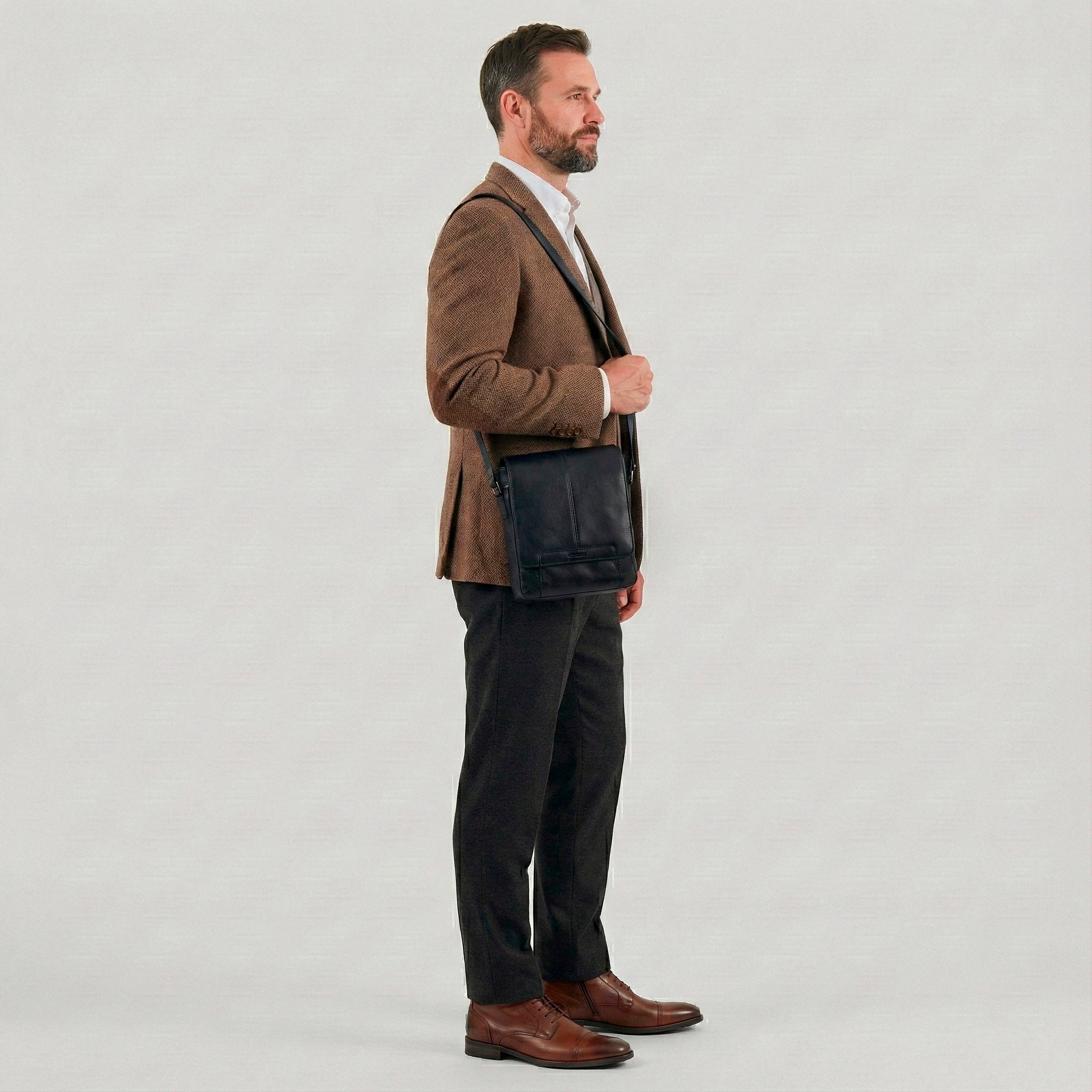 Schultertasche Valmio Nero