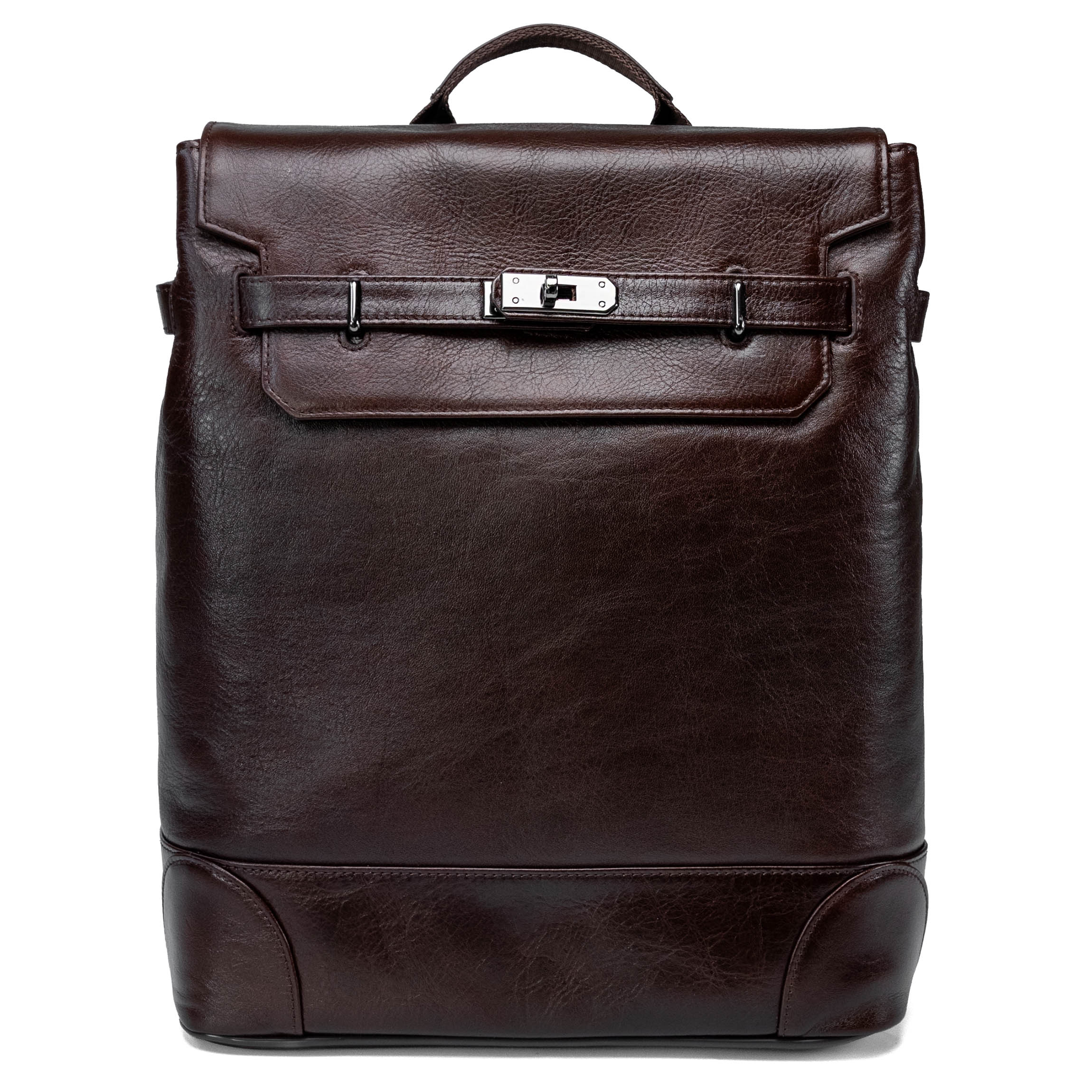 Syren brown leather backpack