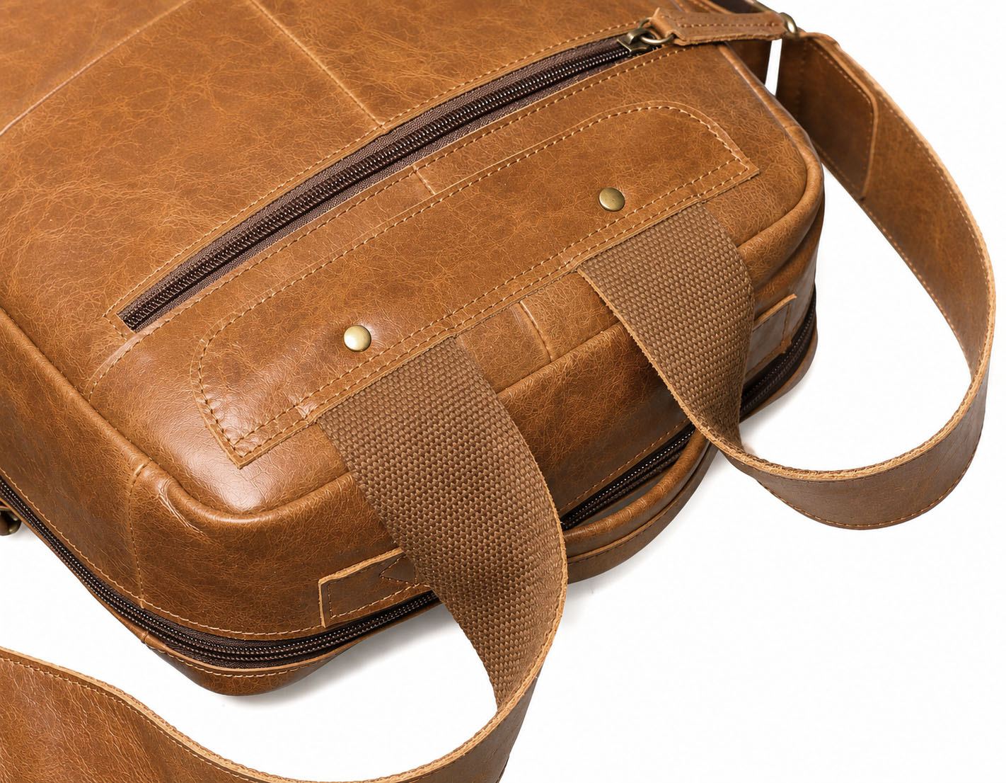 Leder-Rucksack Valmio Ardent – Braun