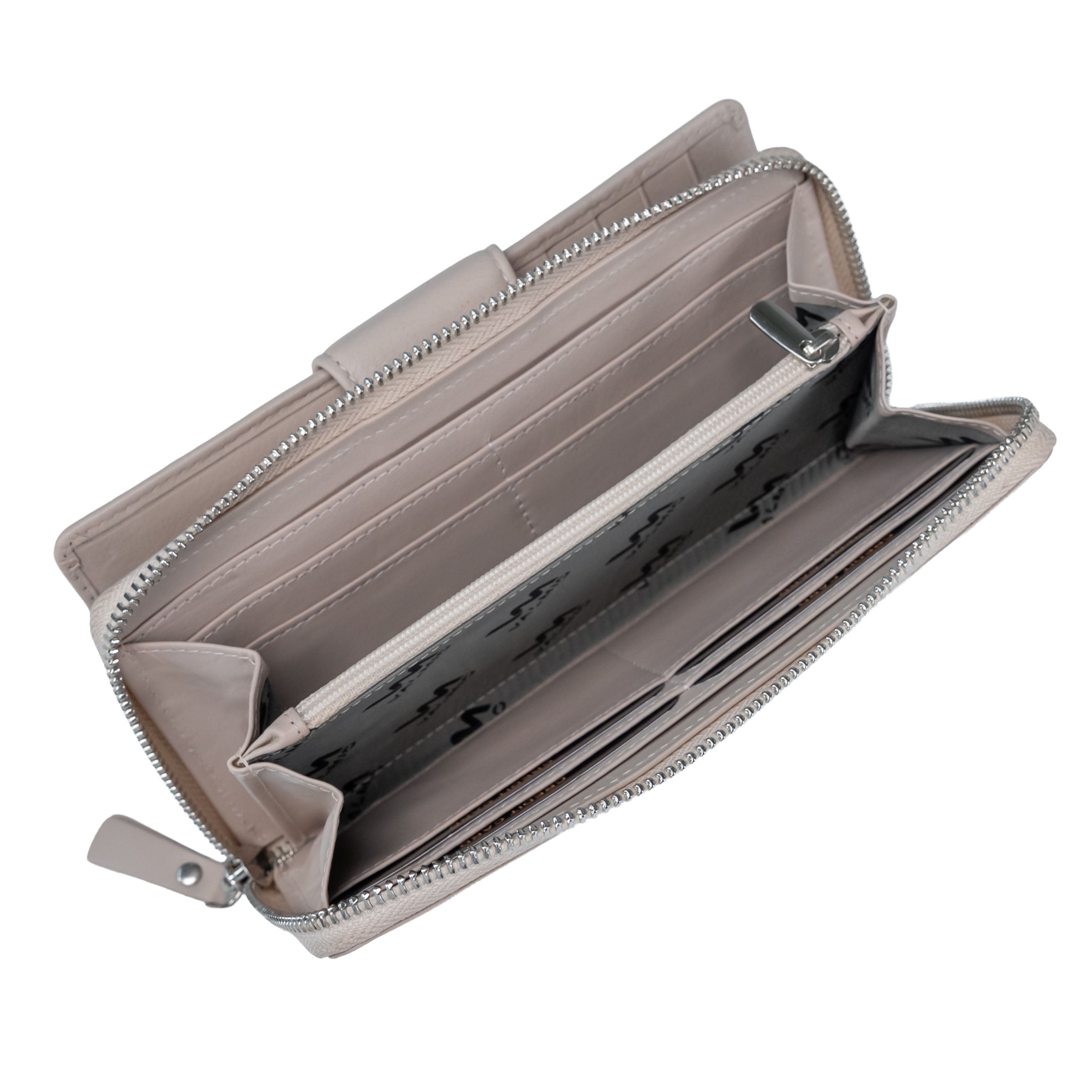 Women's Leather Wallet Valmio Vault 2435 Bone