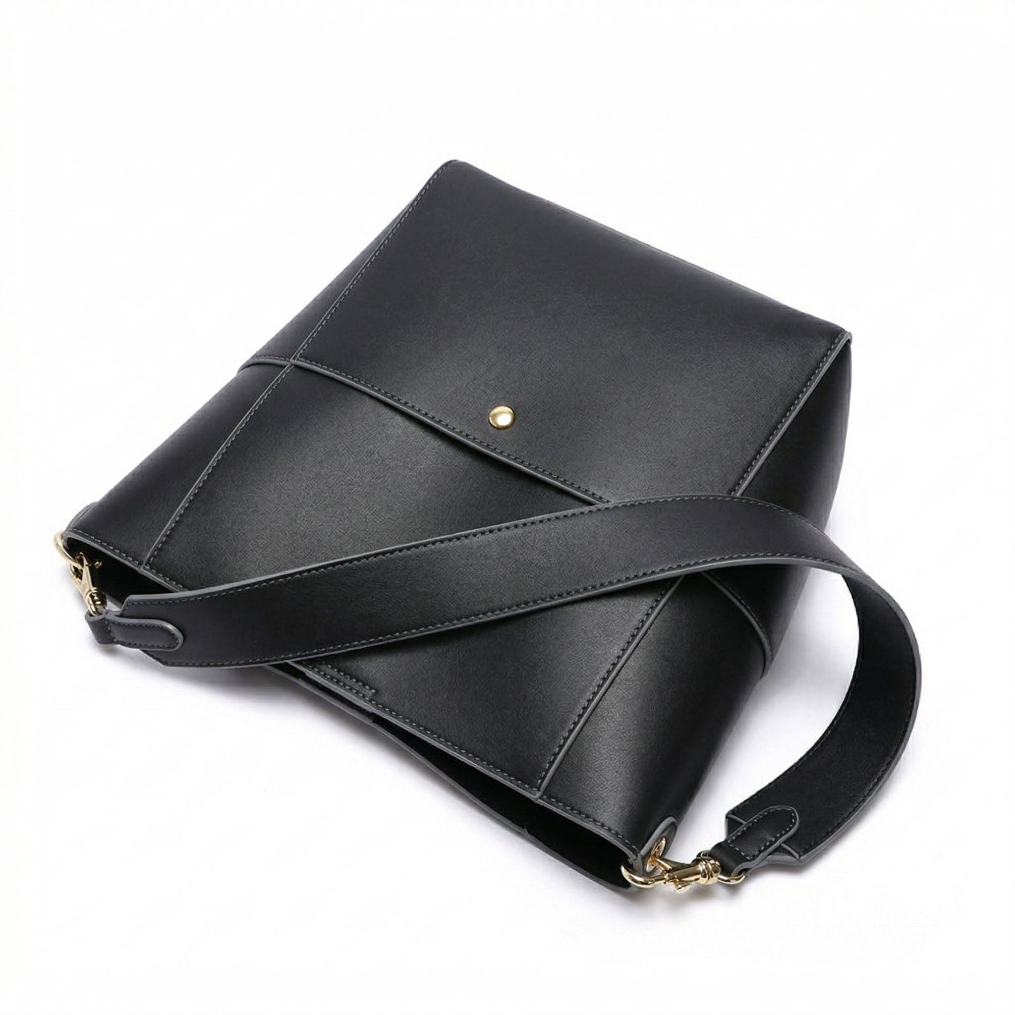 Valmio Vilora Leder Damen Tasche - Schwarz
